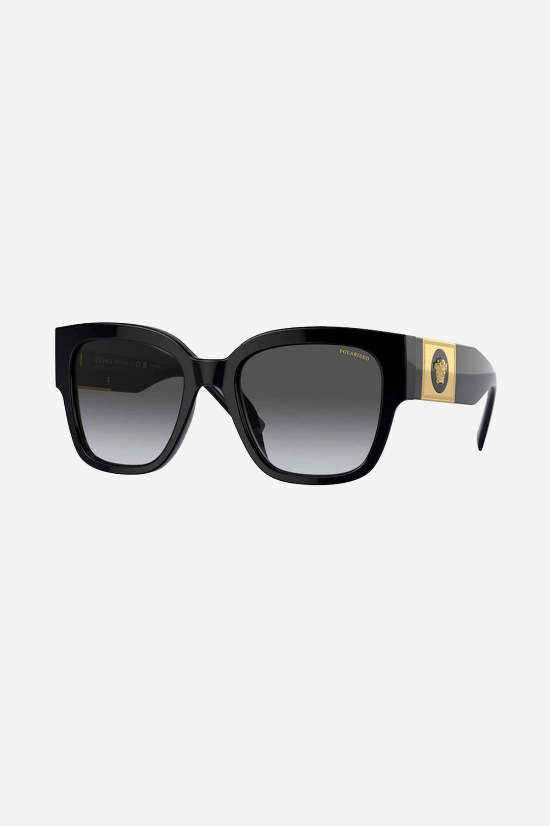 Versace cat-eye shade in black with iconic jellyfish