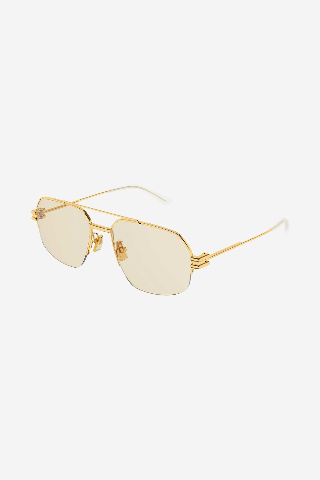 Bottega Veneta gold light sunglasses