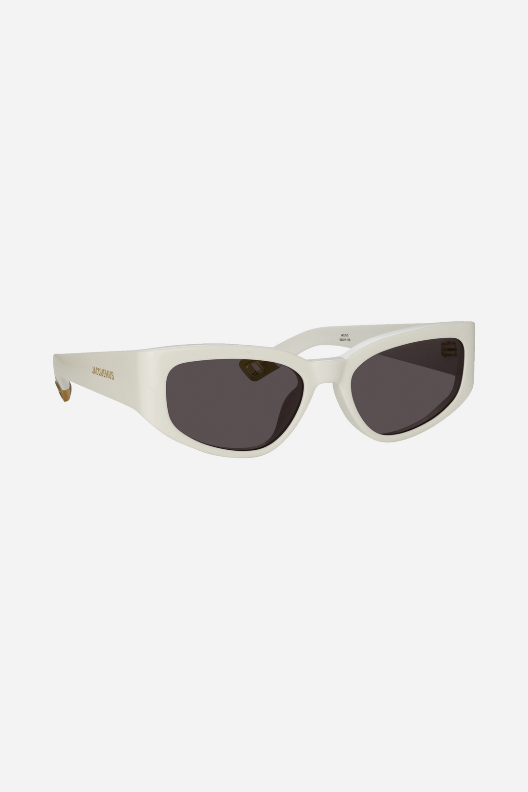 Jacquemus Gala White WHITE/YELLOW GOLD/GREY 55