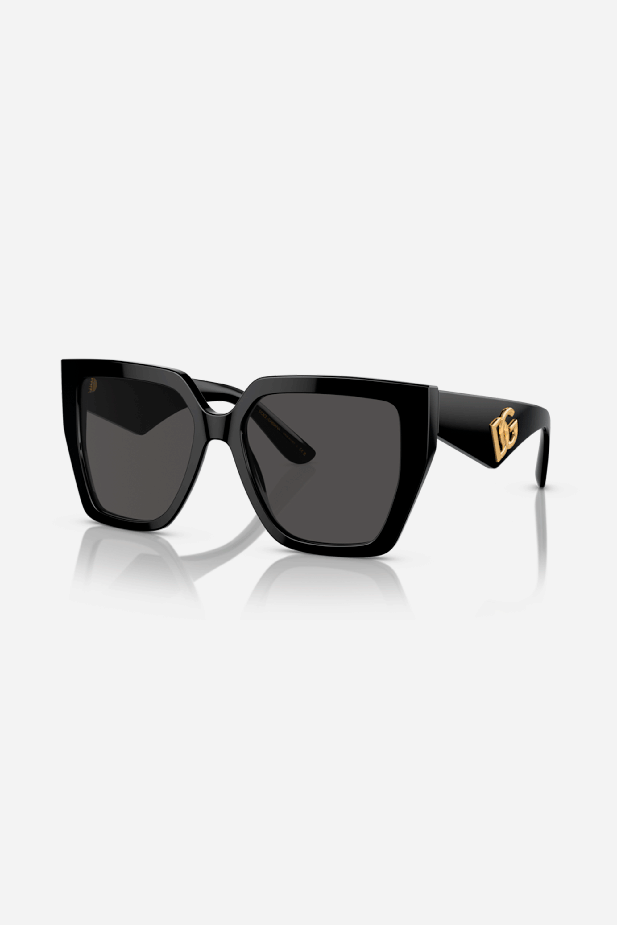 Dolce & Gabbana over black cat-eye sunglasses