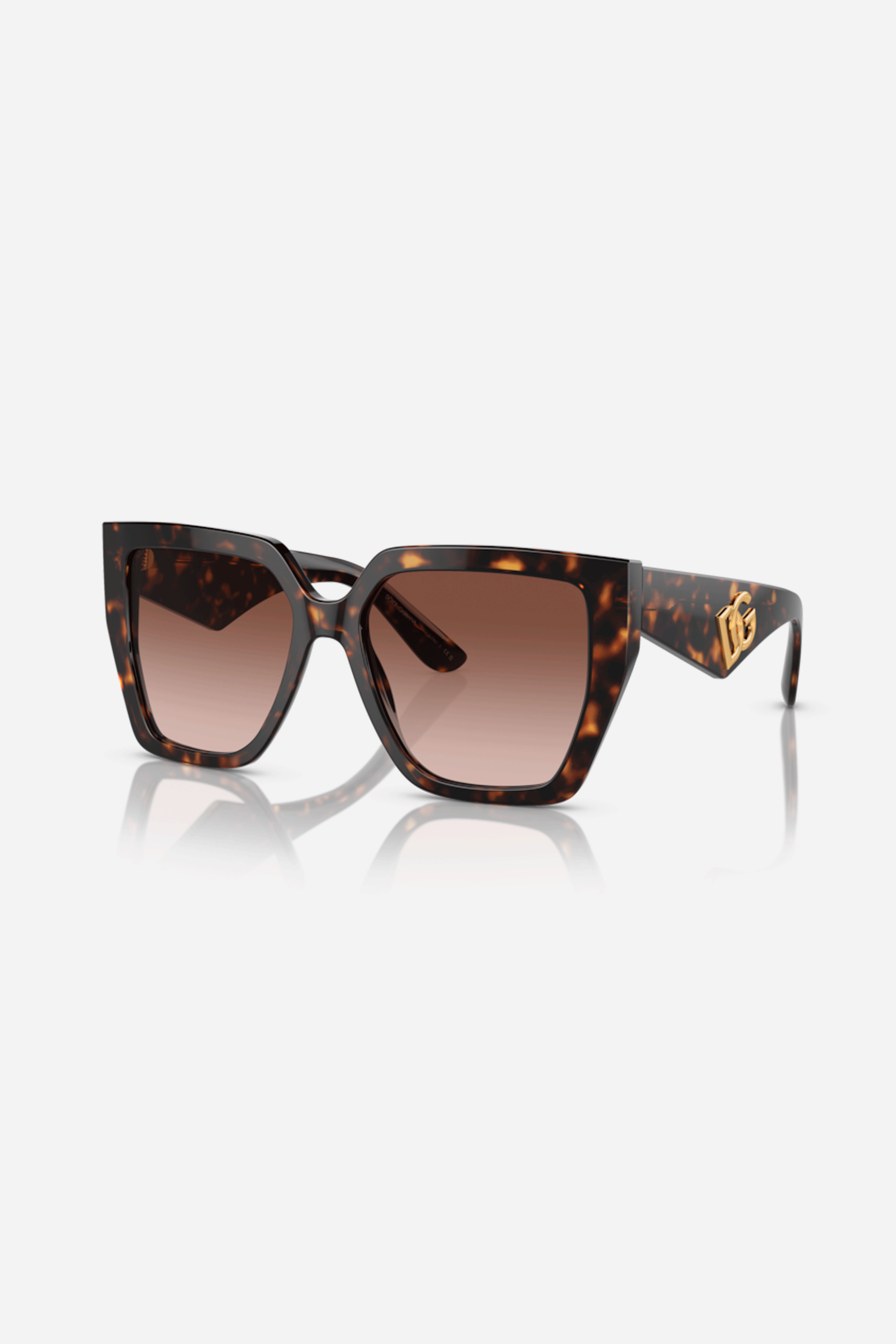 Dolce & Gabbana over havana cat-eye sunglasses