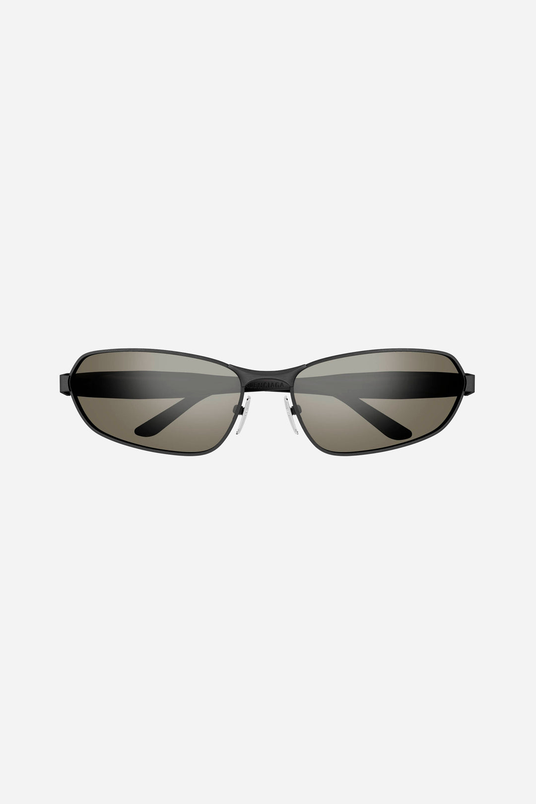 Unisex grey metallic Balenciaga sunglasses