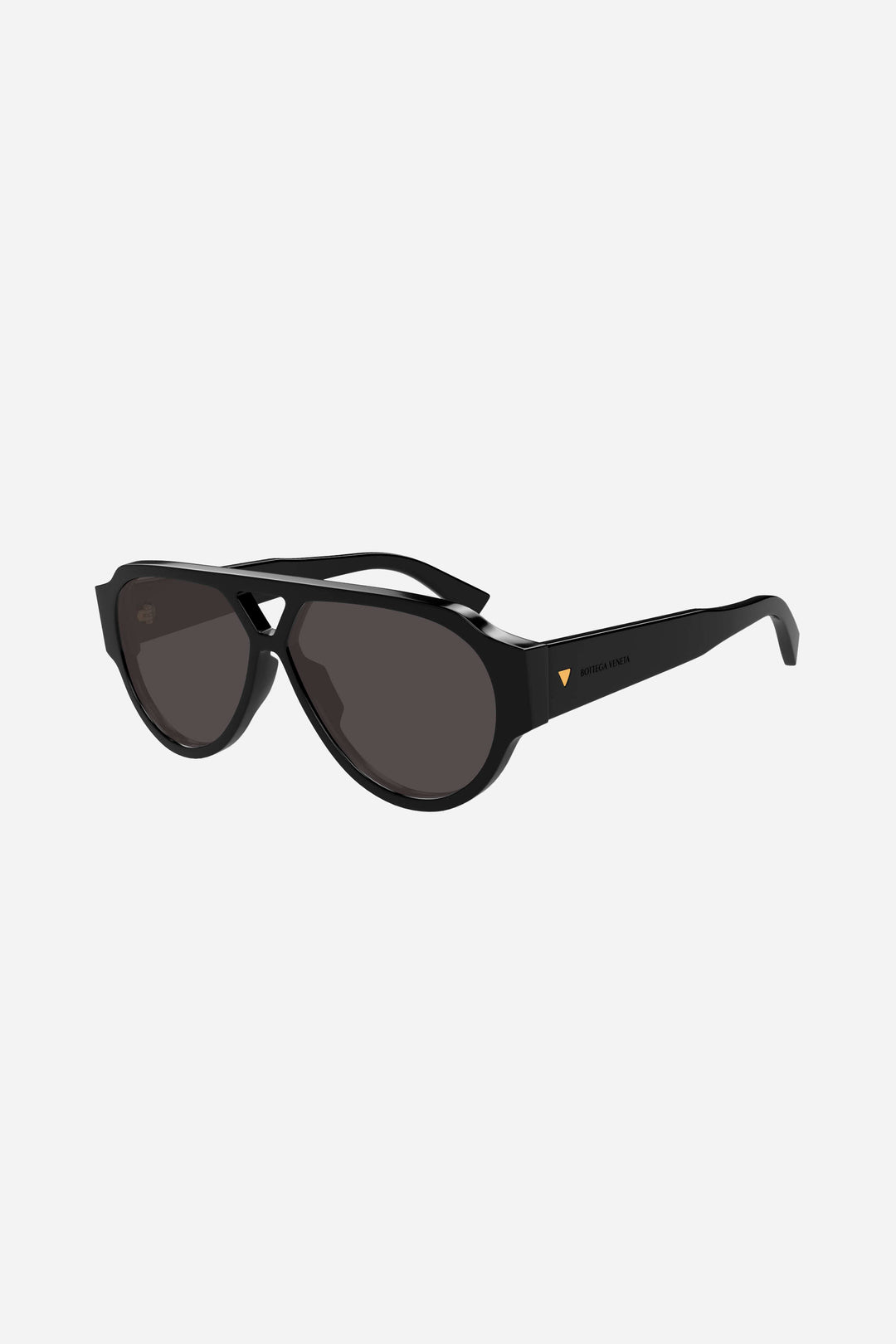 Black pilot sunglasses with grey lense