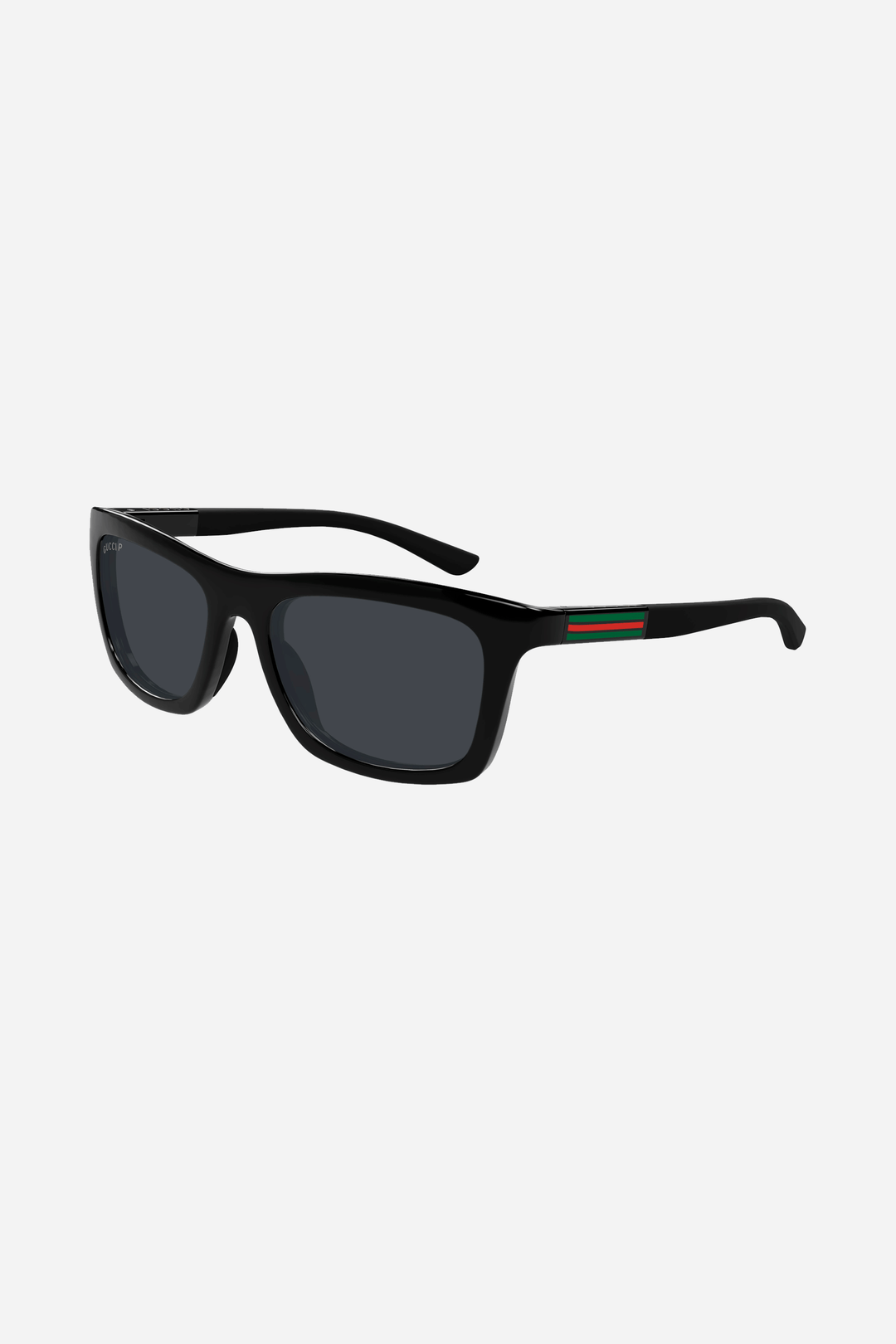 Rectangular acetate black Gucci sunglasses