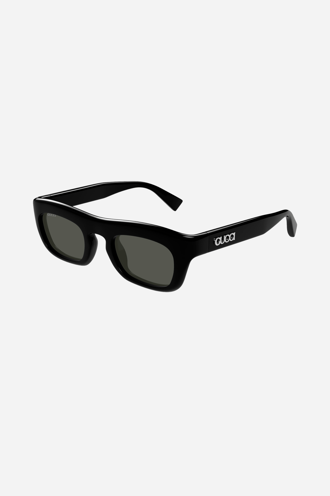 Bold squared black Gucci sunglasses