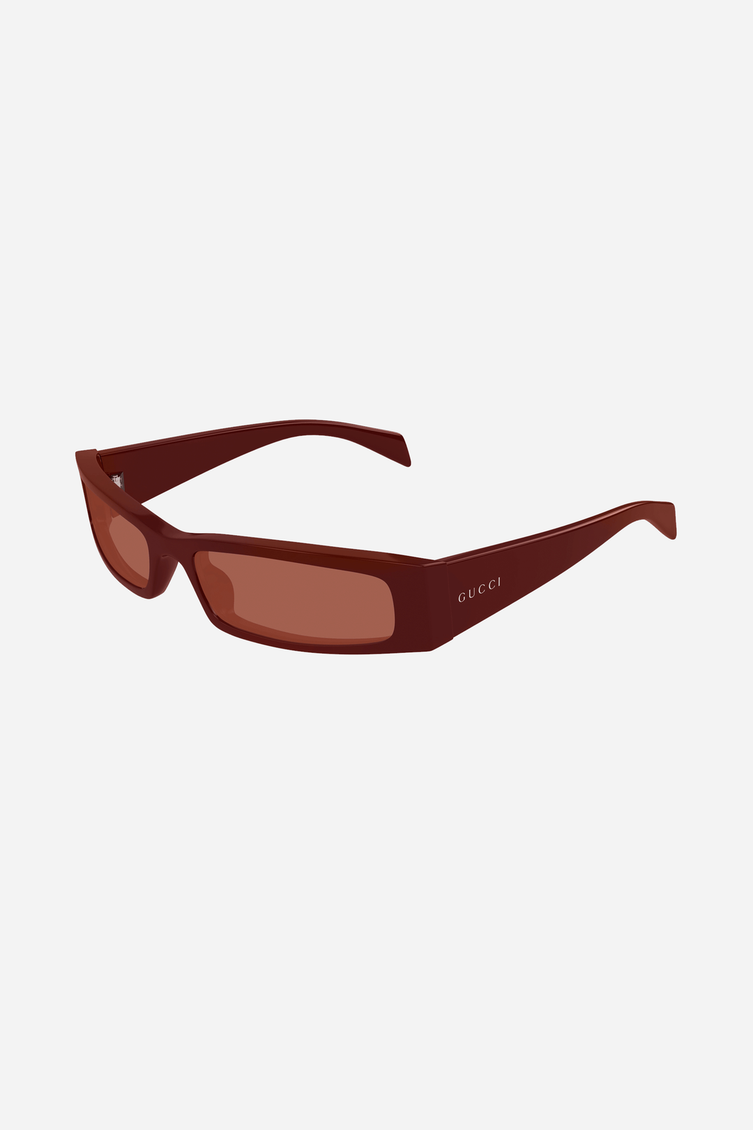 Rectangular red Gucci sunglasses