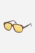 Load image into Gallery viewer, Tom Ford havana sunglasses with yellow lenses
