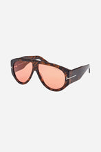 Load image into Gallery viewer, Tom Ford Bronson dark havana pilot sunglasses
